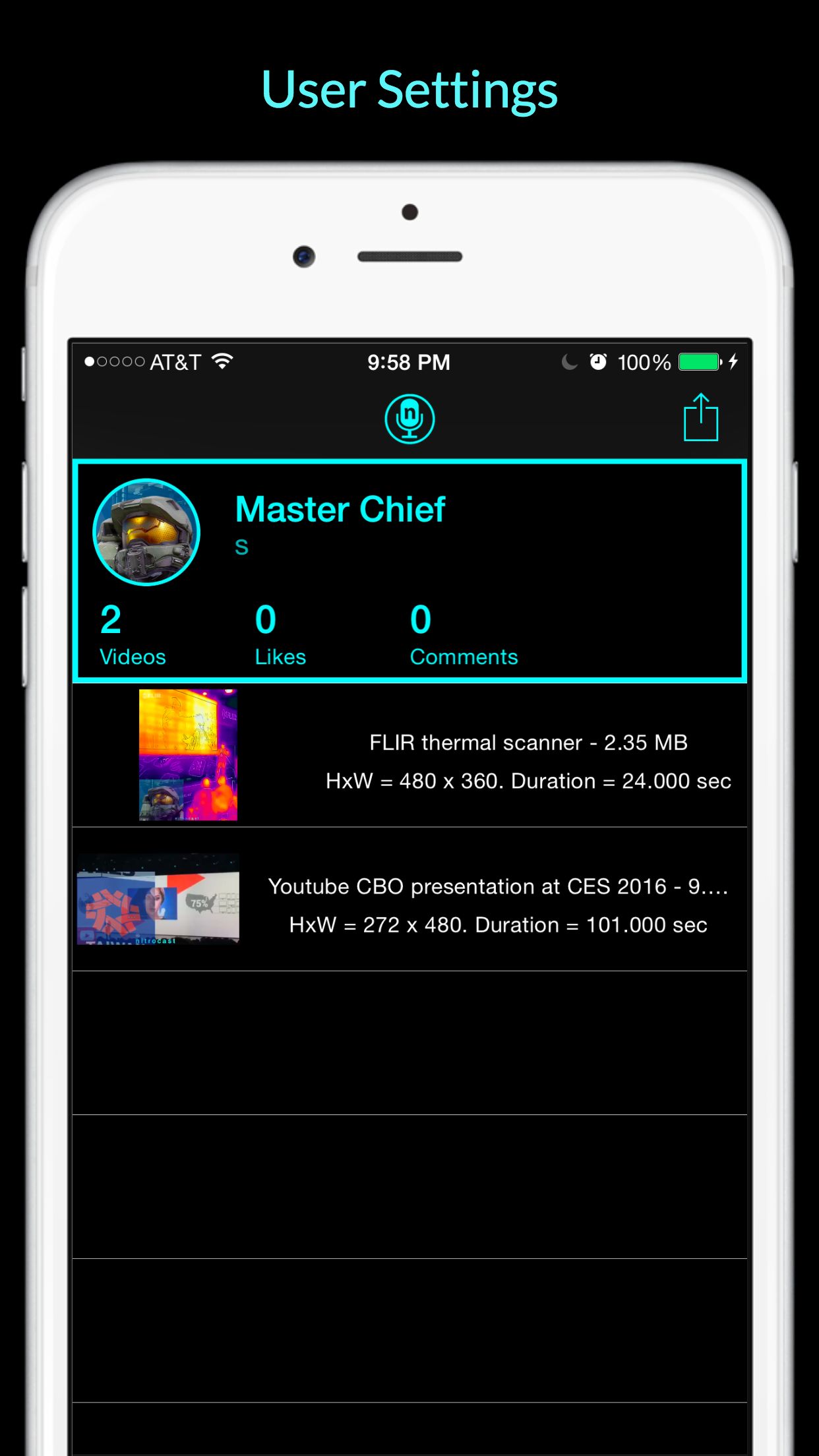 Screenshot of Nitrocast